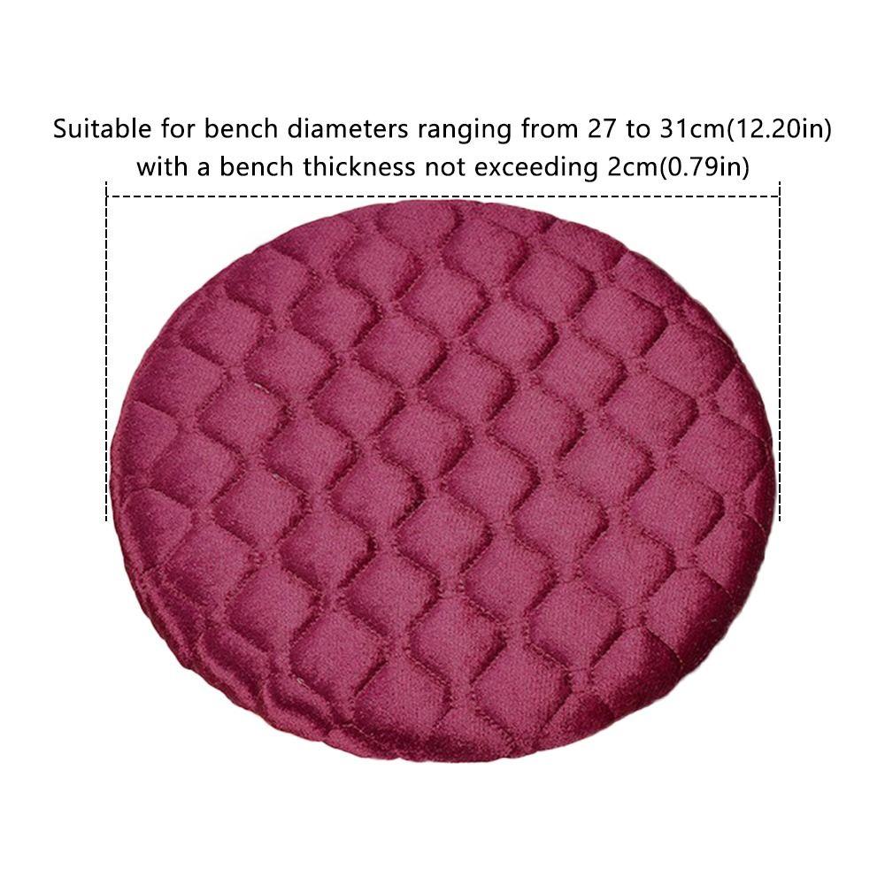 Perfect Thickening Stool Covers Elastic Soft Dining Stool Covers Solid Color Anti Dirty Bar Counter Cover Universal