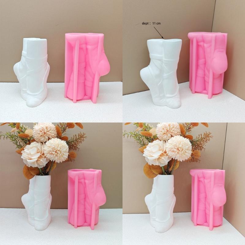 Ballet Shoe Shape Resins Molds for Making Vase Table Decorations Christmas Gift, Ballet Slipper Shape Silicones Molds