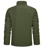 KEFITEVD Military Fleece Tactical Warm and Multifunctional for and Size 2XL Men's Jacket, Airsoft, Golf, Work, Hunting, Mountaineering, Green,