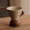 Middle Ancient Style Creative Coarse Pottery Coffee Cup, Mug, High-end Niche Exquisite American Latte Coffee Ceramic Special Cup