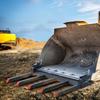 Clamp On Debris Forks To 48" Bucket, 2600 Lbs Capacity Heavy Duty Clamp On Pallet Forks Bucket Attachments, Fit for Loader Bucket Skidsteer Tractor To