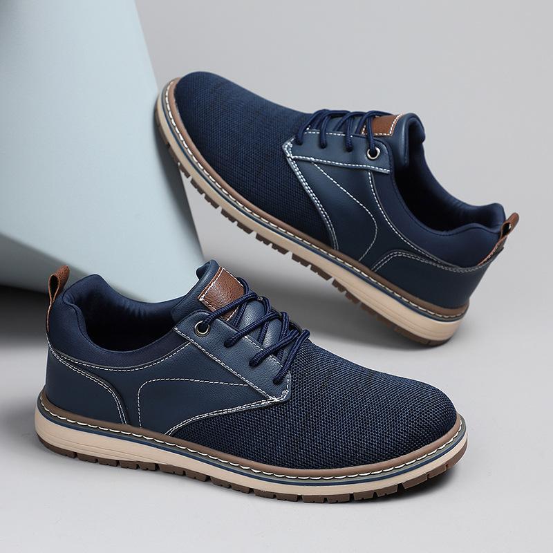 

New summer men s shoes low-top running shoes trendy versatile board shoes men s casual shoes men s trendy shoes 40 синий