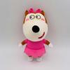 30cm Anime Wolfoo Family Plush Toys Cartoon Plushie Lucy Soft Stuffed Dolls Toy for Children Kids Boys Girls Fans Gifts