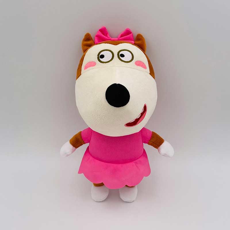 30cm Anime Wolfoo Family Plush Toys Cartoon Plushie Lucy Soft Stuffed Dolls Toy for Children Kids Boys Girls Fans Gifts