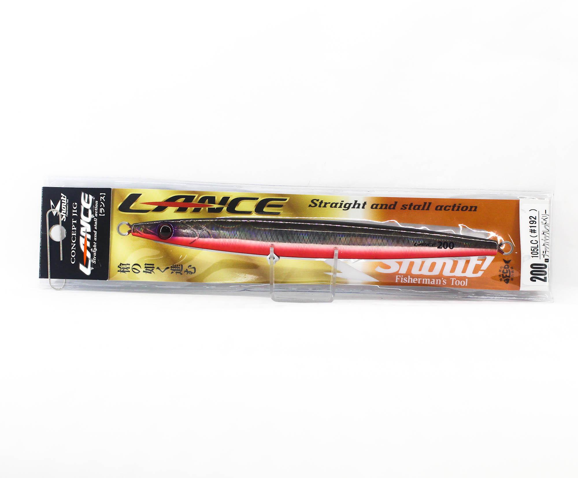 

Shout 105-LC Metal Jig Lance Slow Fall Long 200 grams 192 (5368)