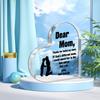 Best Mother Heart Plaque - Grateful Birthday Gift for All Mother Figures