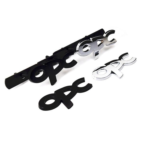 

OPC Logo 3D Metal Car Front Grill Badge Grille Emblem for Opel Corsa Astra Mokka X Crossland X Karl Adam Grandland X Insignia Cascada Zafira etc.