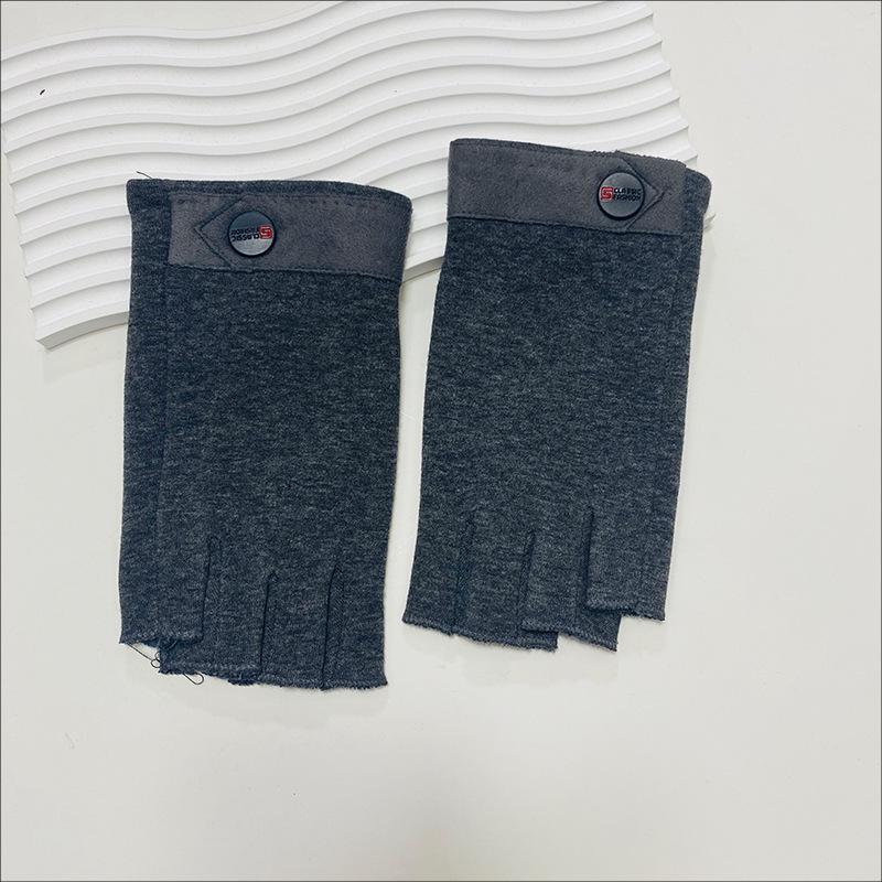 

Мужские спортивные перчатки без пальцев на осень/зиму - Теплые, тонкие, идеально подходят для велоспорта, рыбалки и активного отдыха. One Size