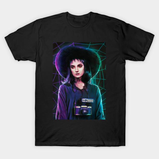 

Men Black Print T-shirt Lydia The Shutterbug No-Cut Transfer Paper Print Cotton Tshirt XL чёрный