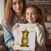 Non-Toxic 879Pcs Vintage Clock Building Blocks Toys Model Vintage Clock Assemble Puzzle Bricks Toy Sets For Kid Desktop Ornament Gifts