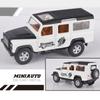 Maßstab 1:32 Land Rover Defender Druckgussauto-Modellspielzeug, zurückziehbares Spielzeugfahrzeug mit Ton und Licht für Kinder, Kleinkinder, Jungen und Mädchen, Geschenkkollektion