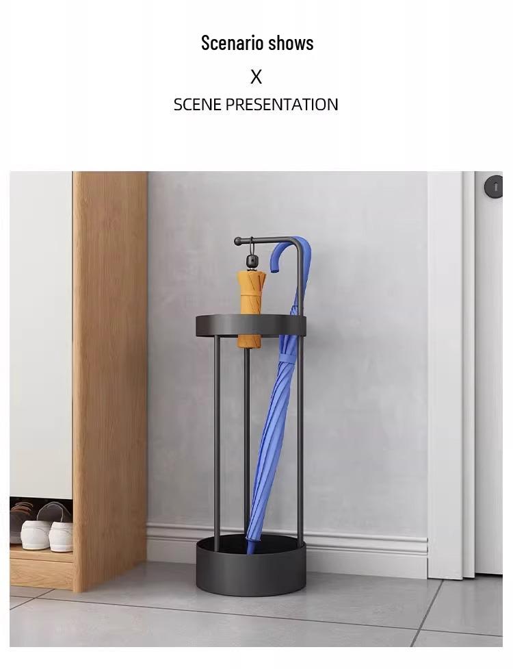 Doorway Umbrella Holder: Entryway Storage and Draining Rack