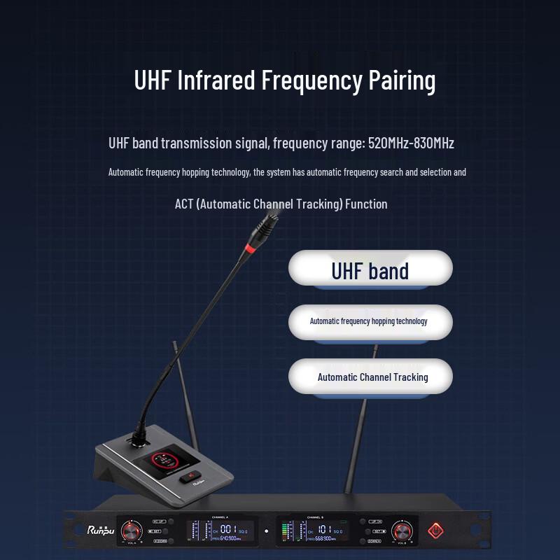 Runpu UHF Wireless Conference Microphone System (CN version)