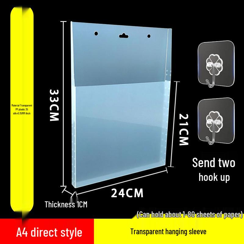 Durable Translucent Multi-Size Document Sleeve & Organizer