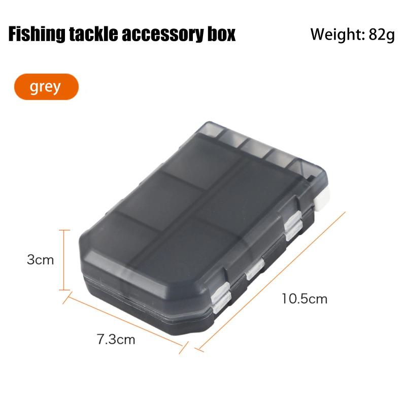 Waterproof Storage Fishing Tackle Box With Removable Dividers Large Capacity Easy Carrying For Different Bait Hooks