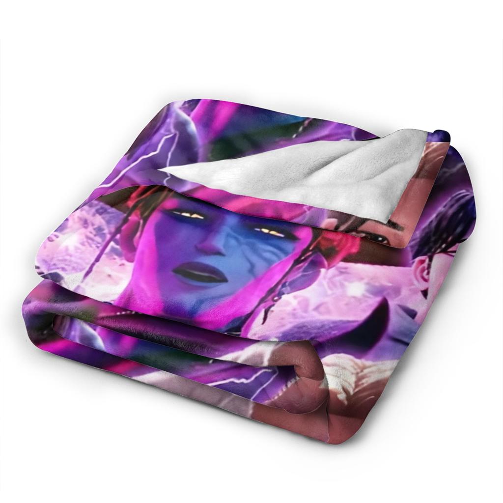 Jinu K-Kpop D-Demon H-Hunters Blanket Cover  Flannel Throw Blankets Summer Air Conditioning Portable Soft Warm Bedsprea,