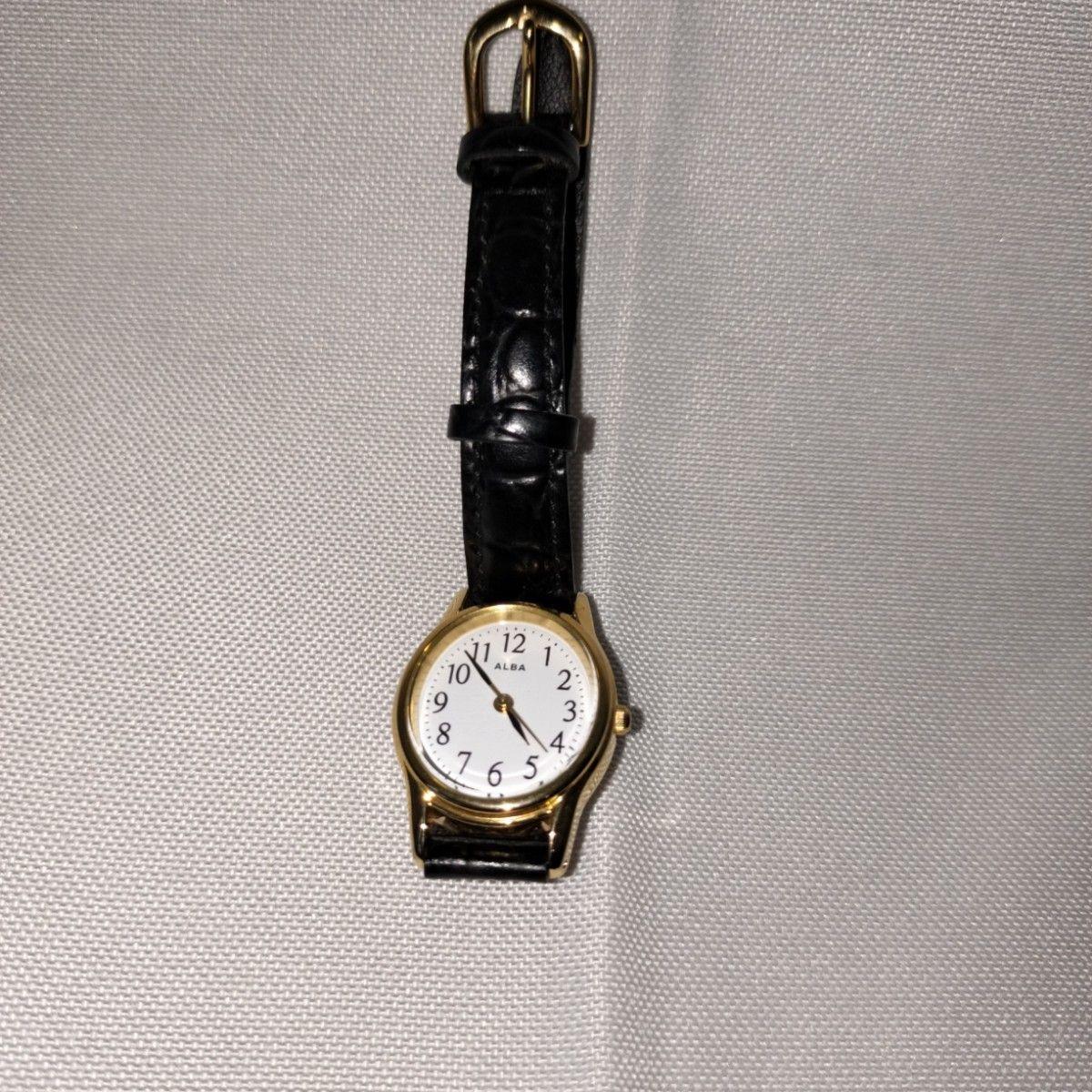 ALBA Ladies Watch Quartz Gold Black
