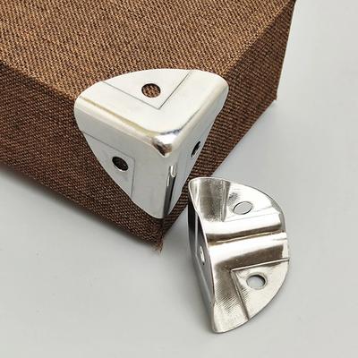 4/8/12PCS Metal Corner Protection Corners Vintage Box Corner Decorative Wood Corner Silver Gold Corner Clip Hardware