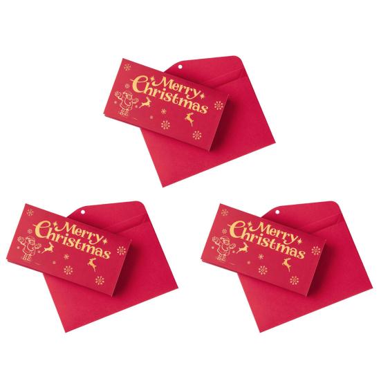 Christmas Cash Gift Envelopes with 6 Slots DIY Money Holder And Gift Card Organizer Holiday Surprise Cash Envelope for Men Women Girls Boys Kids