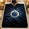 Flannel BlanketClub Brugge FC Warm Soft Throw Blanket for Indoor Sofa Bed Living Room Use