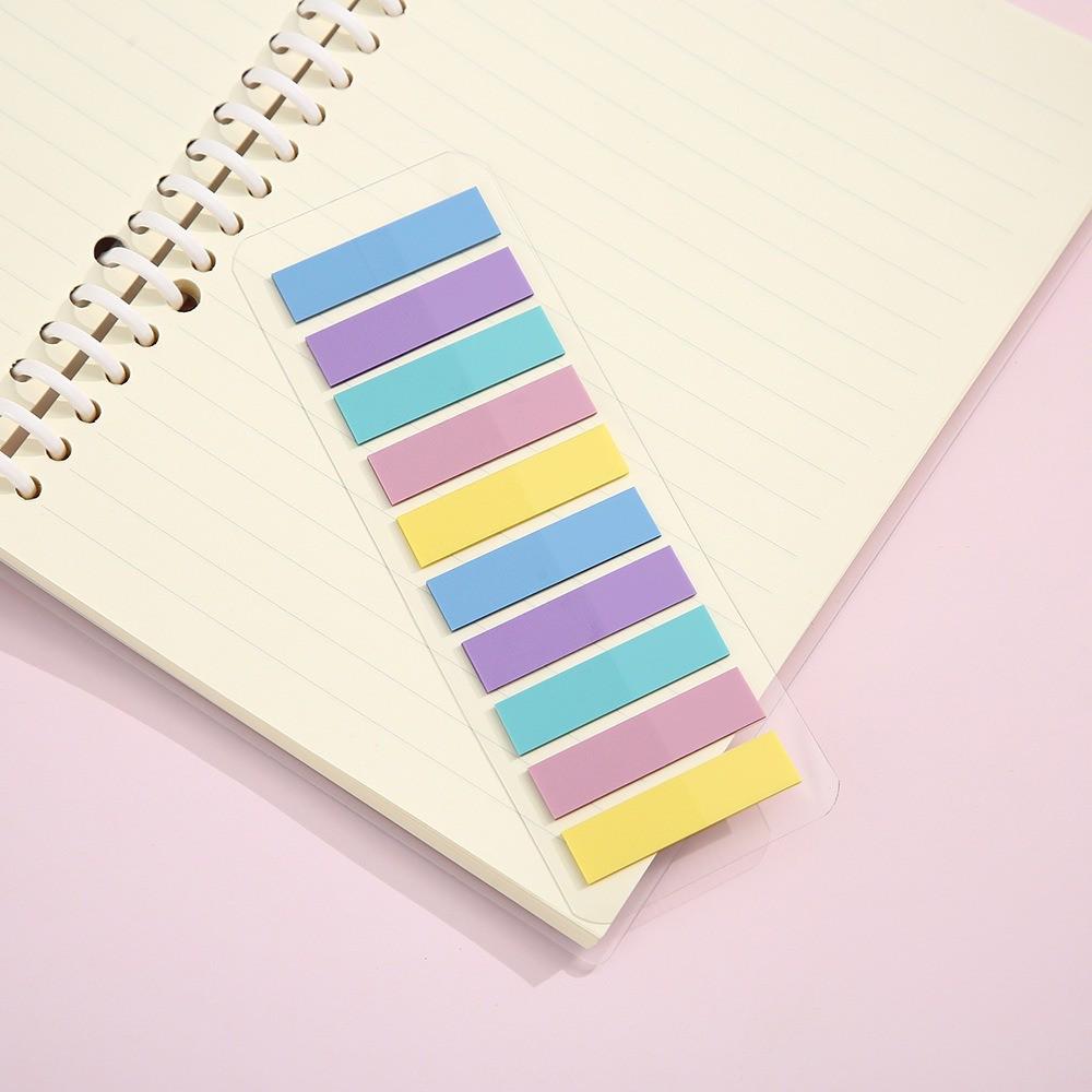 Transparent Waterproof Sticky Note Pad - Cute, Fresh Style, Tear-Resistant