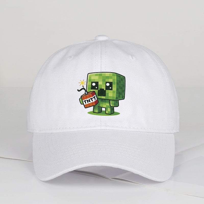 

1 Creeper Pattern Baseball Cap | Unisex Hip-Hop Cap, Lightweight And Form-Fitting, Perfect For Travel And Casual Wear Year-Round