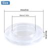 patios  Parasols umbrellas  Hole Circle Covers   for Cafe Bar Terraces 2-inches  (Clear )