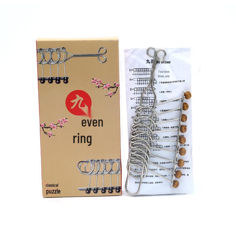 IQ Toys 8-teiliges Puzzle-Set - TikTok Trend Interlocking Rings