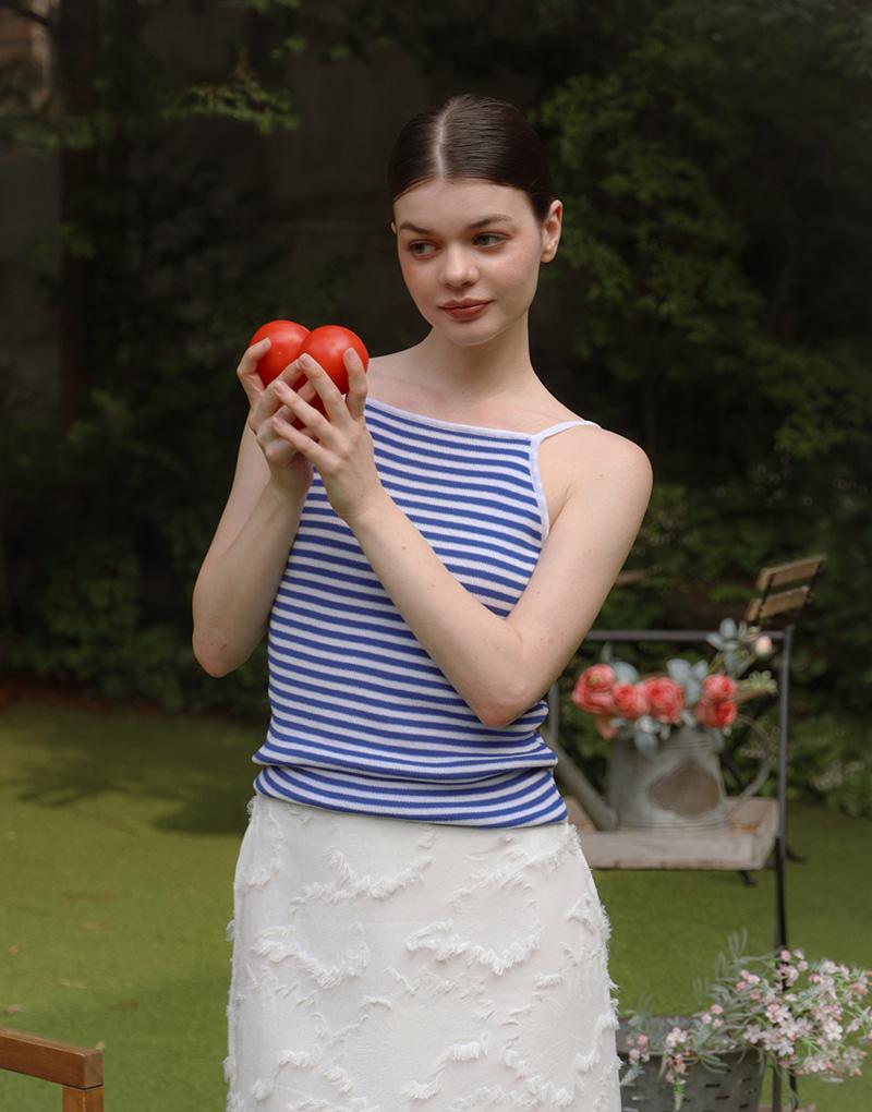Amaps Reversible Sleeveless White-Blue Free