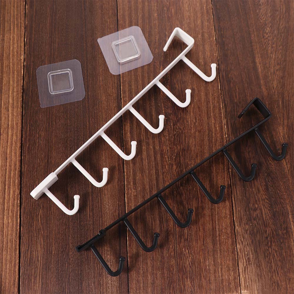 Nail Free Sundries Hook Shelf Multi-functional Mug Cup Hanger Cabinet Storage Rack  Wardrobe