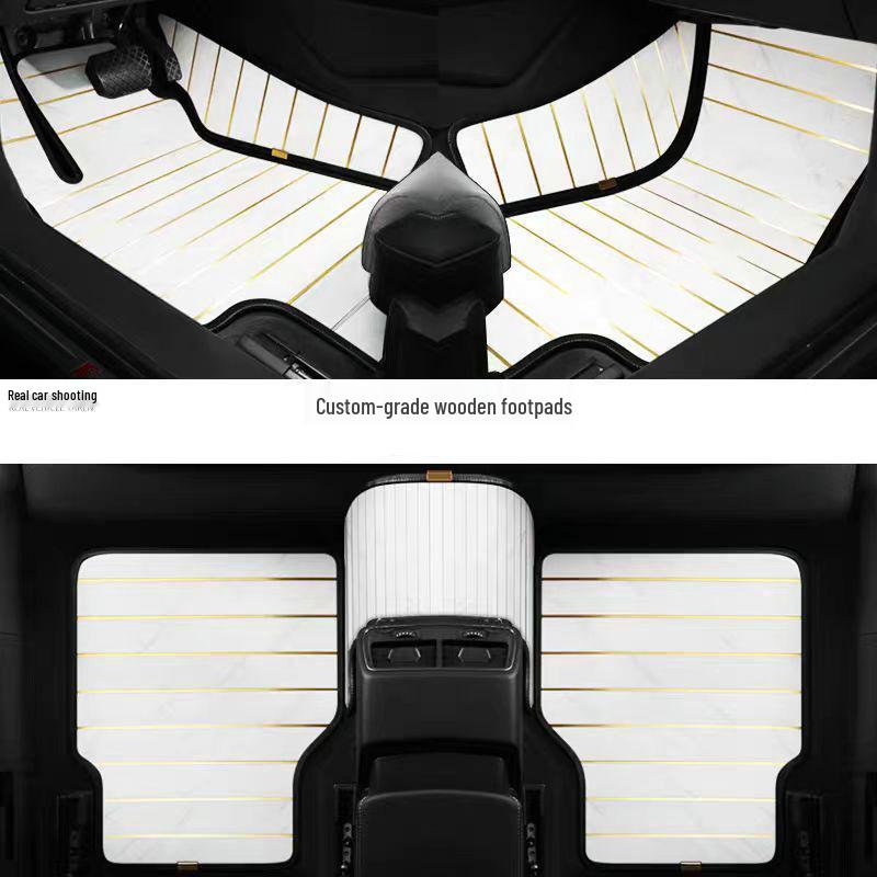 IM LS7 L7 LS6 Solid Wood Car Floor Mats - Multi-Color Options for Interior Modification