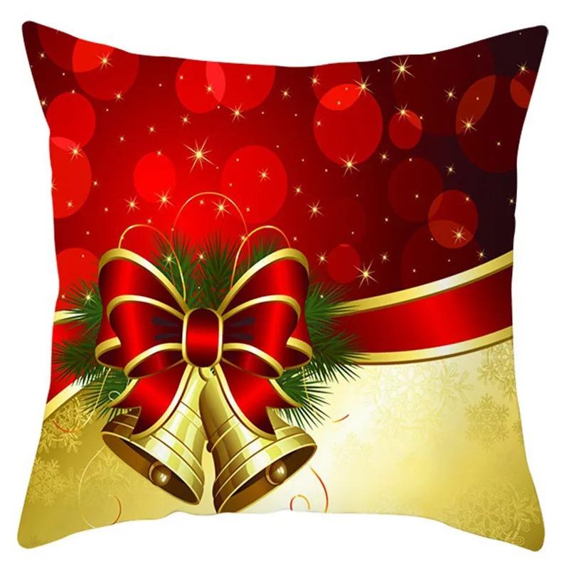 Christmas Themed Pillowcases Car Ornaments Office Santa Claus Living Room Sofa Home Pillowcases