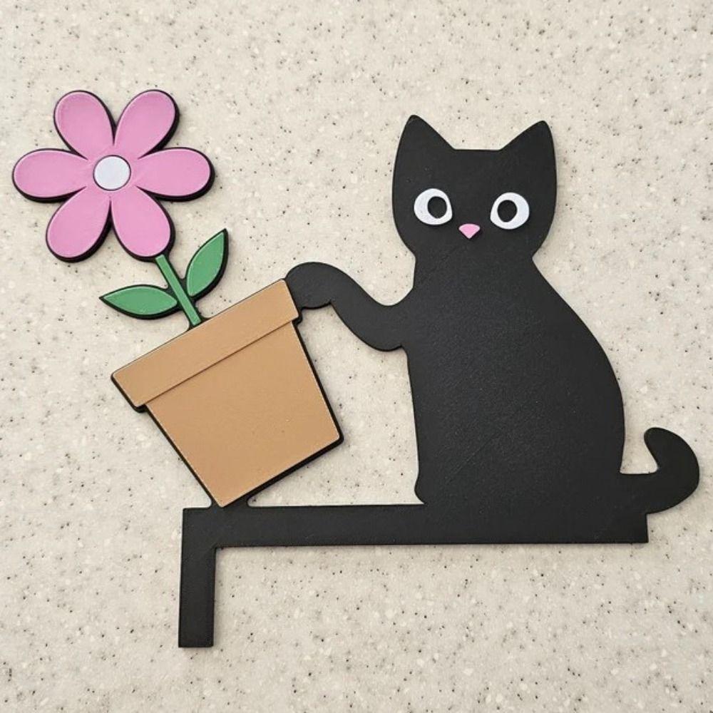 Animal pendants Cat Door Corner Decoration Love Heart Cat Door Corner Decoration