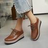 Damen Plateau-Keilabsatz Freizeitschuhe in Übergröße