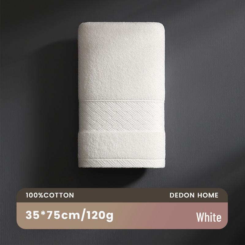 7A Antibacterial Pure Cotton Towel - Absorbent, Lint-Free, Odor-Resistant, Thickened Face Towel for Adults