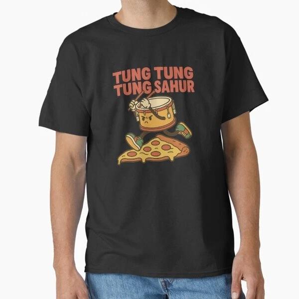 Tung Tung Tung Sahur Funny Italian Brainrot M T shirt Made in US/AUS Size S-2XL L