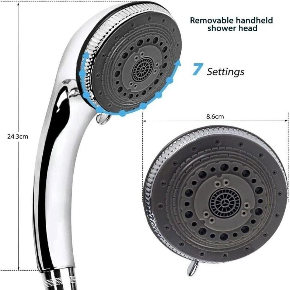 Adjustable Shower Head Multifunction Bathroom Accessories Easy to Use Bathroom Fixture  Home