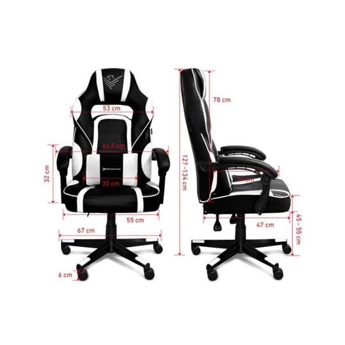 Phoenix Trophy Silla Gaming Negra/Blanca