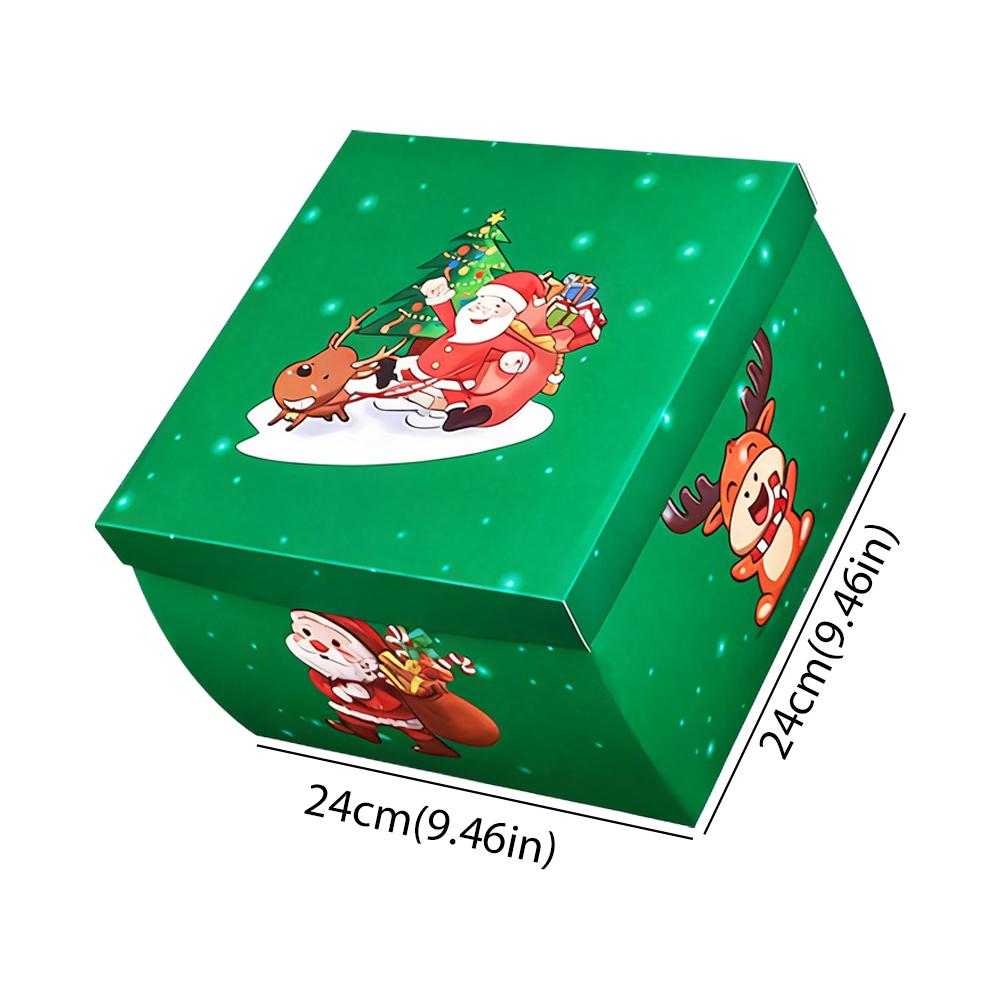 Surprise Explosion Box For Christmas DIY Easy To Install Creative Gift For Christmas New Year Kids Surprise Gift Box
