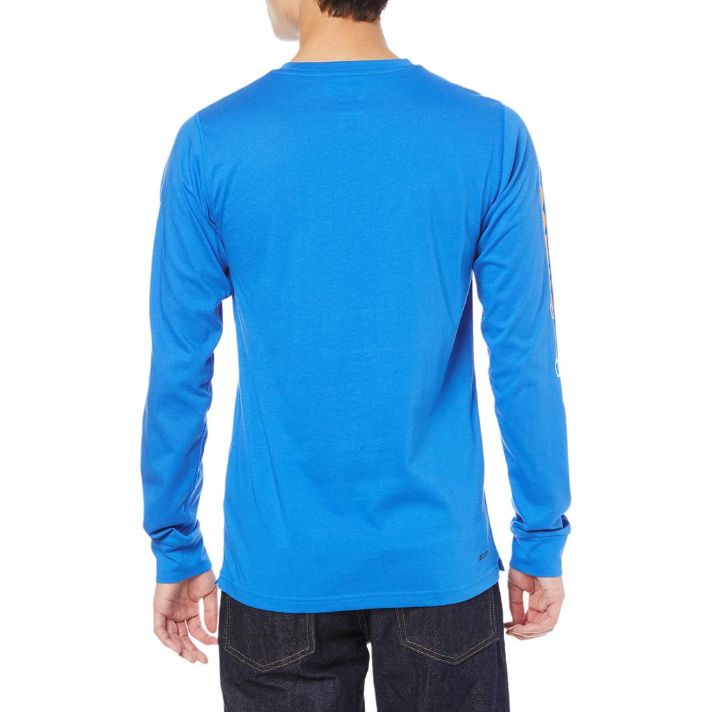 New Balance Sweatshirts Men's Blue Crew Neck Moderate Regular MT21065-SBU