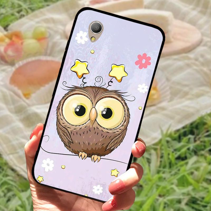 Alcatel 1 5033D Kılıf Kapağı Alcatel1 Silikon Yumuşak Mermer Siyah Tampon Funda Coque Alcatel 1 5033D 5033 5033A İçin Koruyucu