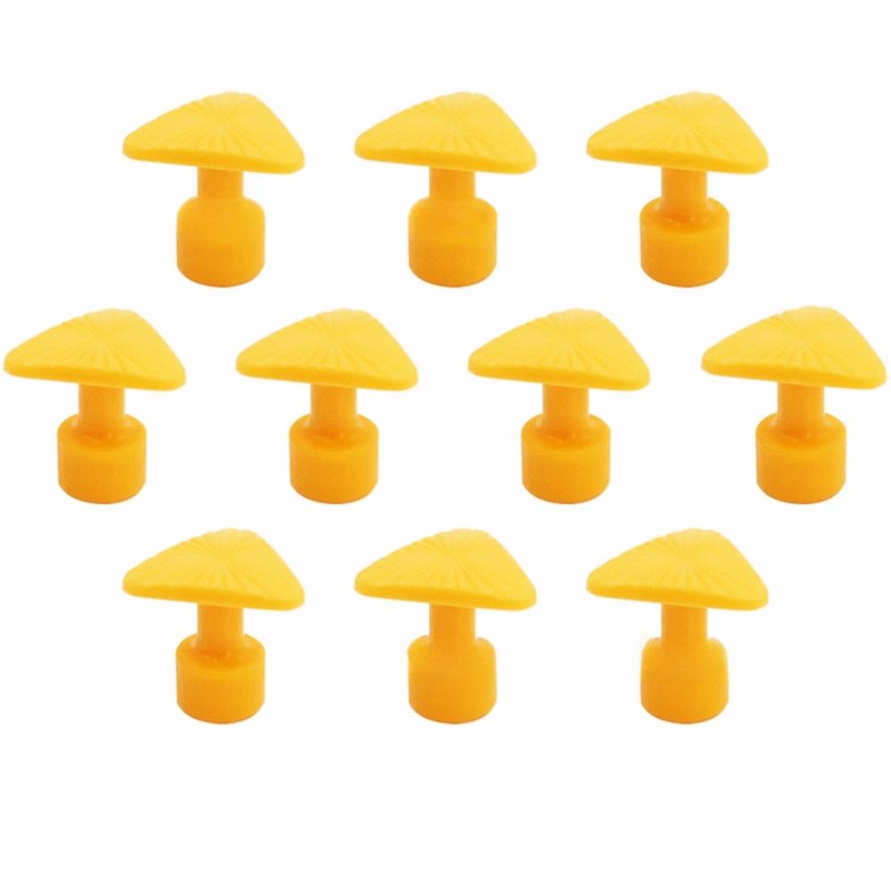 10Pcs Orange Auto Paintless Dent Repair Paintless Repair Glue Tabs Auto Maintenance