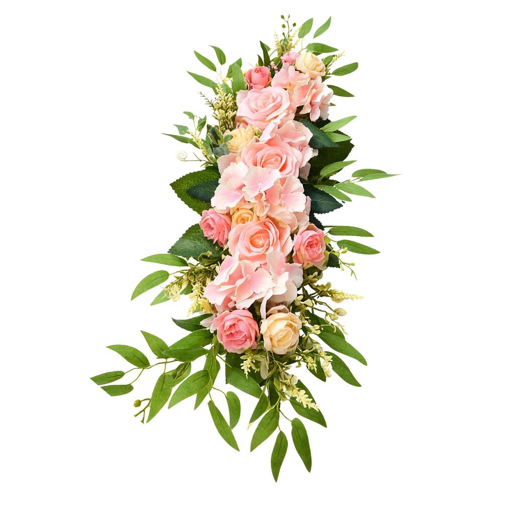Artificial Garland 70x15cm Lifelike Silk Flower Vine for Wedding Dining Table Home Decor