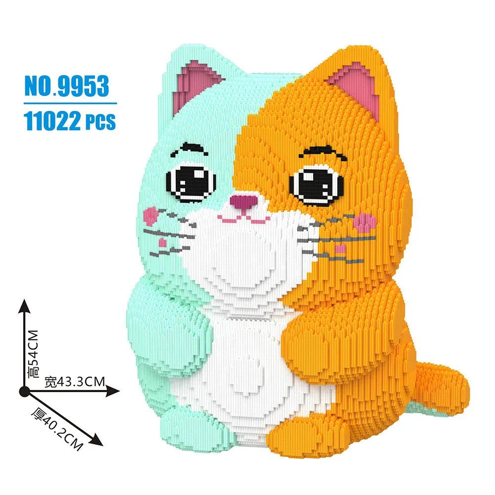 86cm Big Scary Clowns Magic Building Block Fashion Skeleton Man Model Toy Kawaii Dragon Assembled Bricks Figure For Kids Gift
