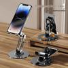 360° Rotating Tablet Stand: Metal Desktop Support for Online Classes, Lazy Viewing, and Browsing. Douyin Compatible, Height Adjustable.