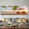 Maldives Island Beach Tropical Landscape Palm Trees Canvas Painting Posters and Prints Wall Art Living Room Home Decor No Frame