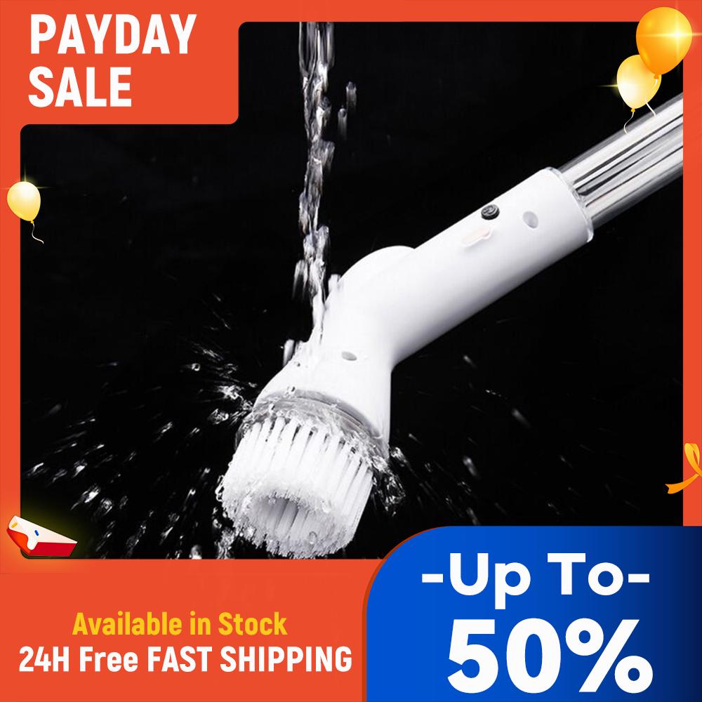 

Electric Spin Scrubber Cleaning Brush Waterproof Power Cleaning Brush with 5 Replaceable Brush Heads for Bathroom Floor Tile China Mainland