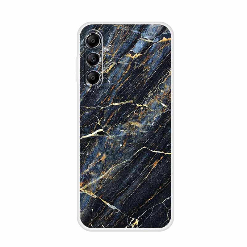 For Samsung Galaxy A14 A34 A54 5G Marble Soft Case Silicone TPU Phone Back Cover Coque for Samsung A 54 34 14 4G Cartoon Fundas