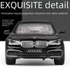 1:24 BMW 760 Extended Six-Door Alloy Model Car with Sound and Light Features
