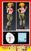 Hasegawa Egg Girls Collection Amy McDonnell Unpainted Resin Kit SP439 1/12 No.06 (Army)